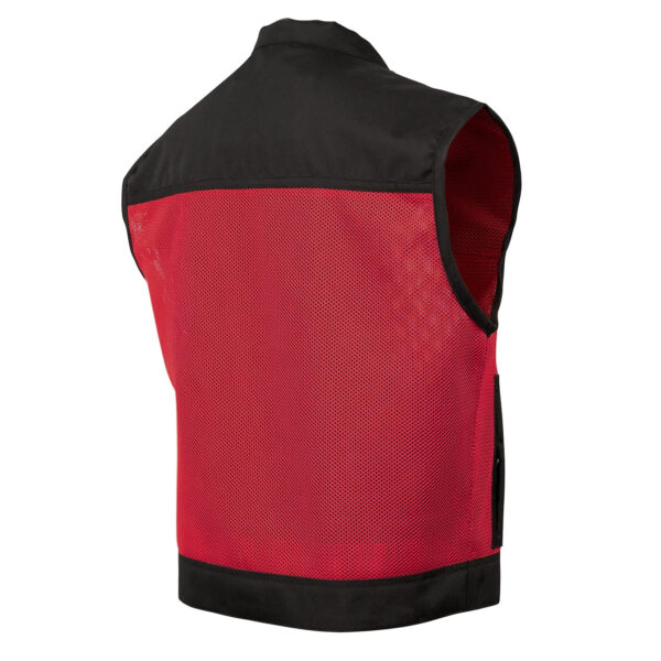 Red Flame - Lowside Summer Spark Men’s Mesh Vest - Image 2