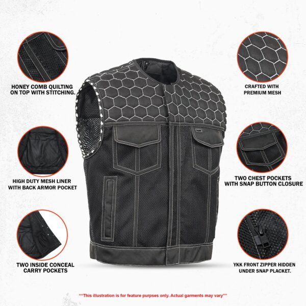 The Revenant – Men’s Textile Vest - Image 2