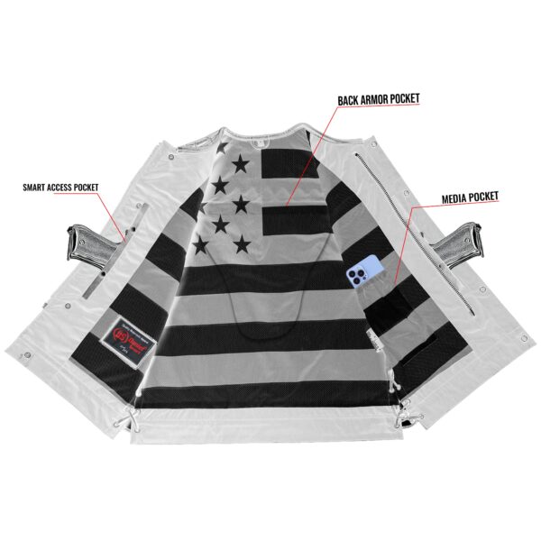 Star Shield – Men’s Leather Vest - Image 4