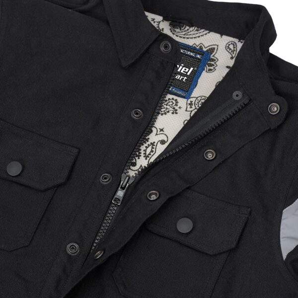 Shadow Stripe – Men’s Canvas Shirt - Image 4
