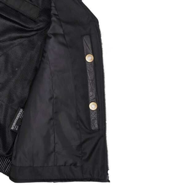 Biker Babe Women’s Studded Leather Motorcycle Vest - Image 10