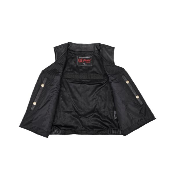 Biker Babe Women’s Studded Leather Motorcycle Vest - Image 5