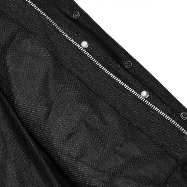 RM915 Men's Rough Rub-Off Raw Finish Denim Jacket - Image 6