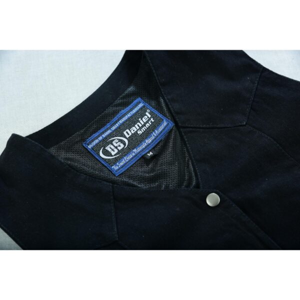 RM951 Women's Denim Classic Plain Sides Vest - Image 9