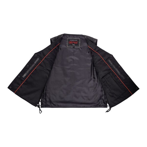 RC105V Men's Gray Single Back Panel Concealed Carry Vest - Image 4