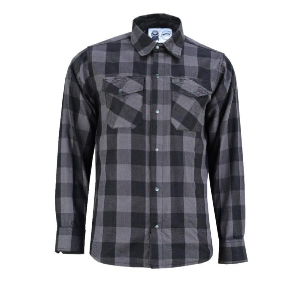 RC4685 Flannel Shirt - Gray and Black - Image 7