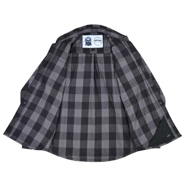 RC4685 Flannel Shirt - Gray and Black - Image 5
