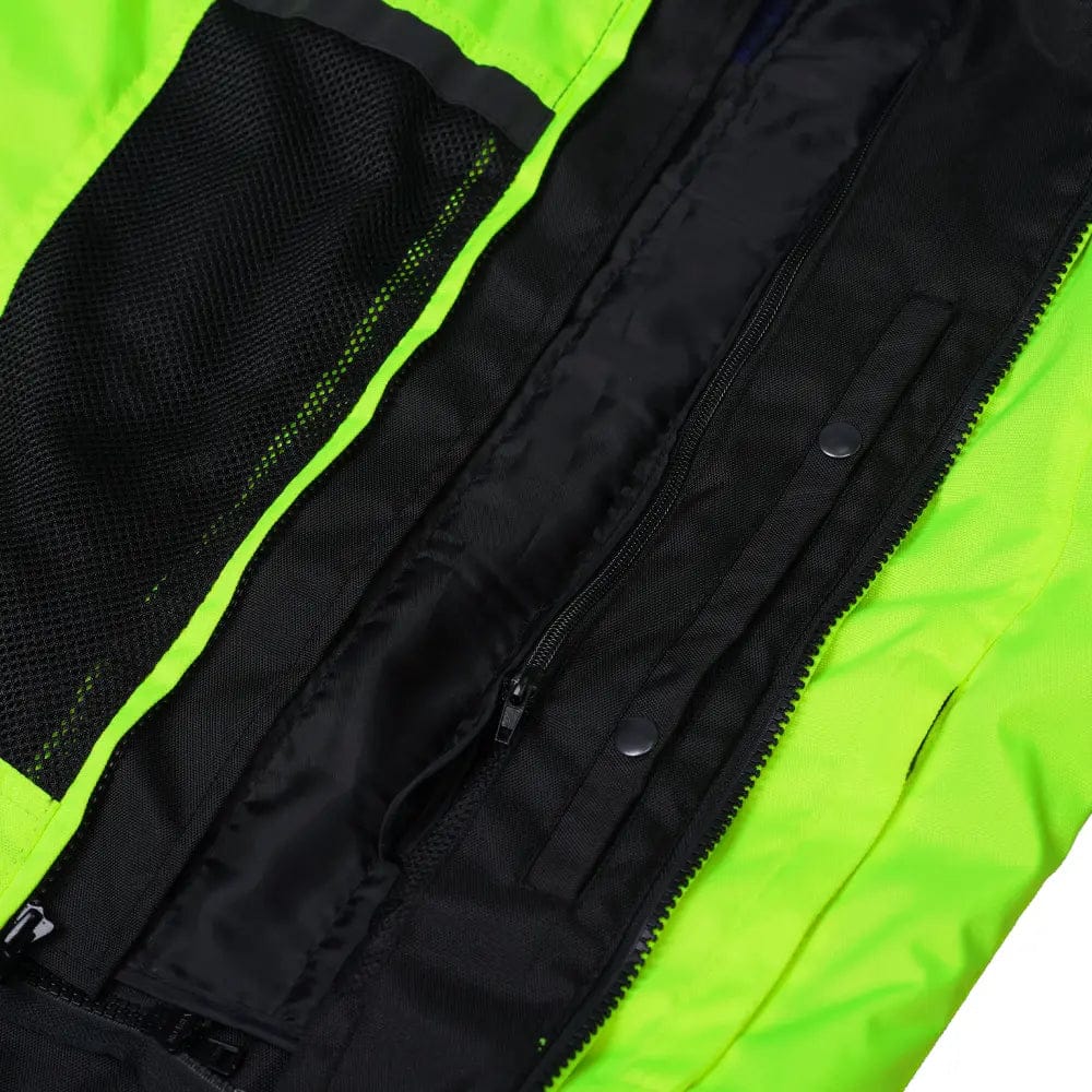 RC763 Men's Racer Mesh Jacket - High Vis - Image 8