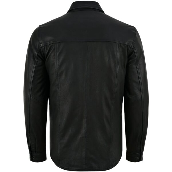 RC770 Men's Premium Lightweight Leather Shirt - Image 7
