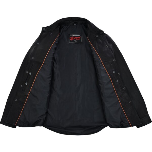 RC770 Men's Premium Lightweight Leather Shirt - Image 9