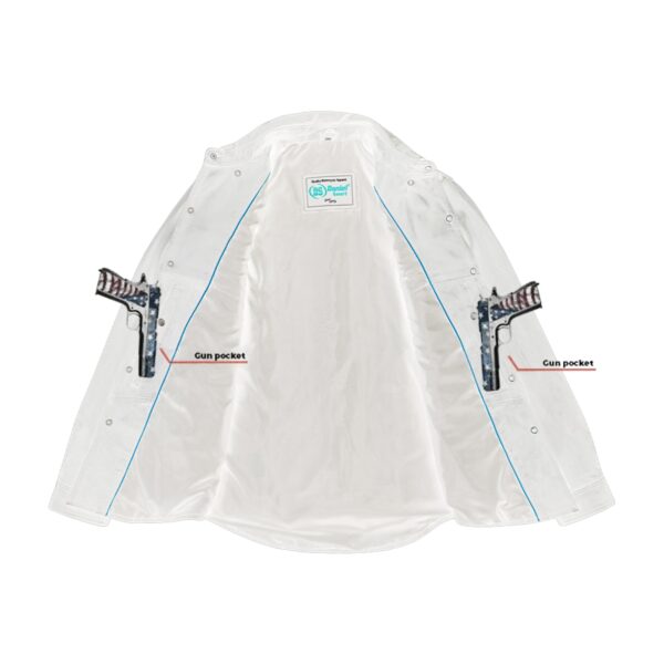 RC770 Men's Premium Lightweight Leather Shirt - Image 10
