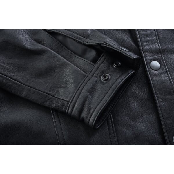 RC770 Men's Premium Lightweight Leather Shirt - Image 12