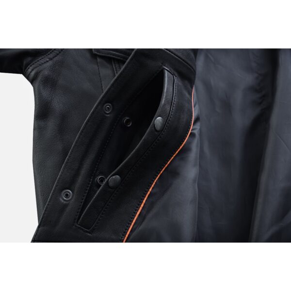 RC770 Men's Premium Lightweight Leather Shirt - Image 16