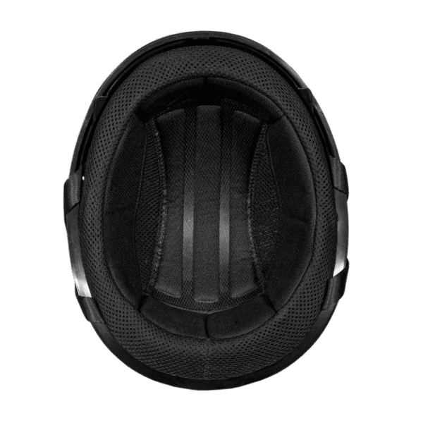 D.O.T. DAYTONA SKULL CAP W/ INNER SHIELD- HI-GLOSS BLACK - Image 5