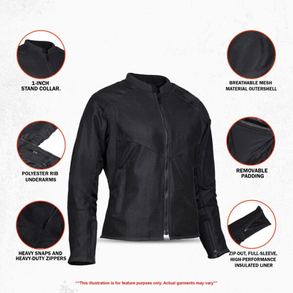 RC860 Women's Sporty Mesh Jacket - Image 2