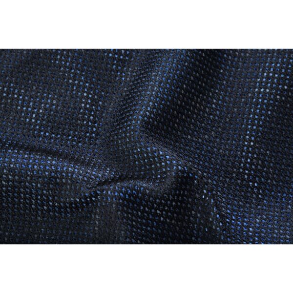 Blue Soul Men’s Black Mesh Textile Vest with Blue Paisley Liner - Image 15