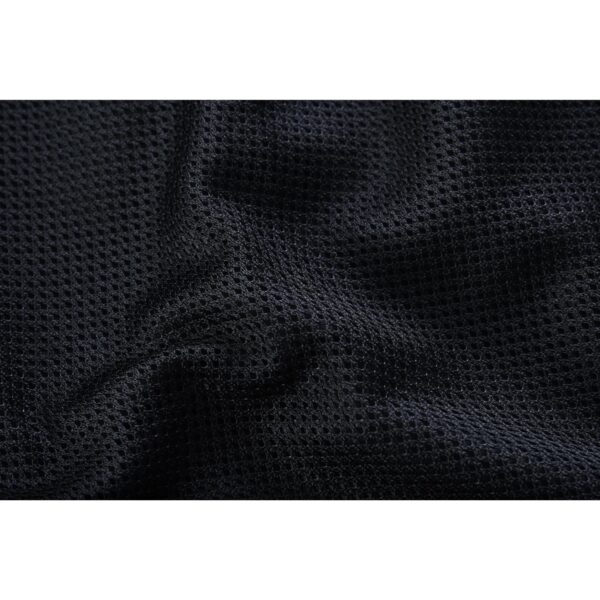 Mesh Rave Men’s Black Mesh Textile Vest with Black Paisley Liner - Image 16