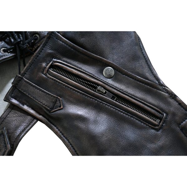 RC438 Unisex Four Pockets Insulated Chaps with Stretchable Inner Thigh - Image 10