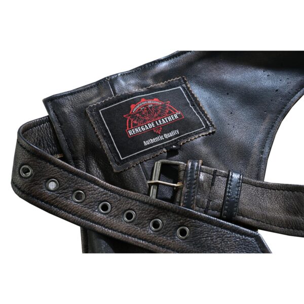 RC438 Unisex Four Pockets Insulated Chaps with Stretchable Inner Thigh - Image 7