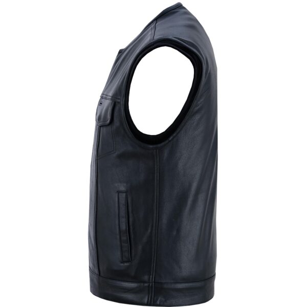 RC181A Concealed Snap Closure, Milled Cowhide, Without Collar & Hidde - Image 5
