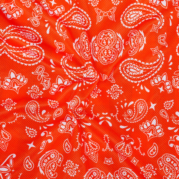 Fire Storm Black and Orange Flannel Textile Vest - Image 11