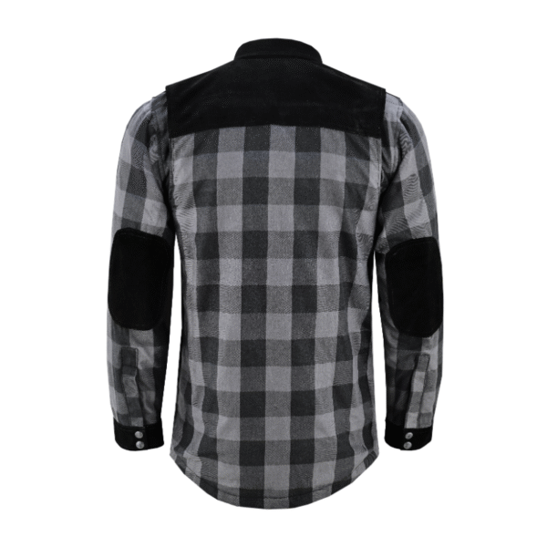 Gray Thread Men’s Flannel Shirt - Image 2