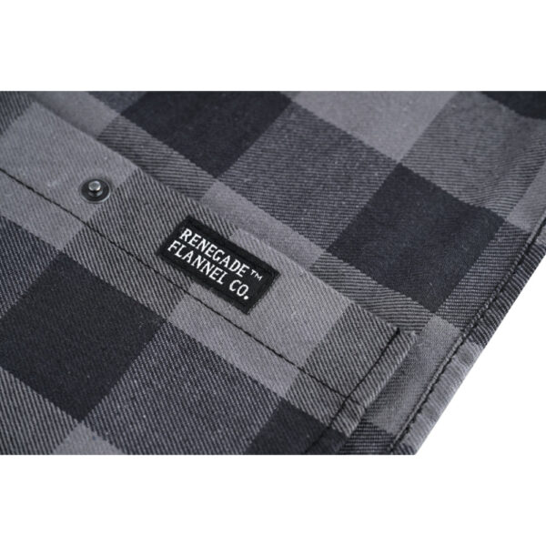 Gray Champ Men's Gray and Black Sleeveless Flannel - Image 15