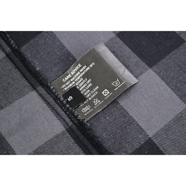 Gray Champ Men's Gray and Black Sleeveless Flannel - Image 11