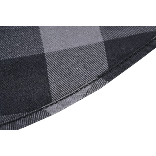 Gray Champ Men's Gray and Black Sleeveless Flannel - Image 12