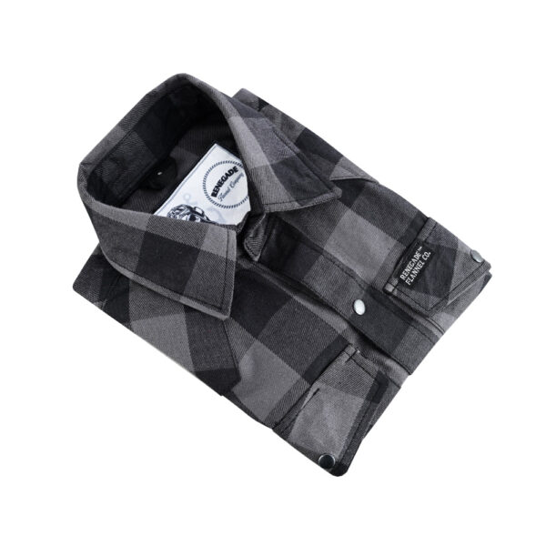 Gray Champ Men's Gray and Black Sleeveless Flannel - Image 19