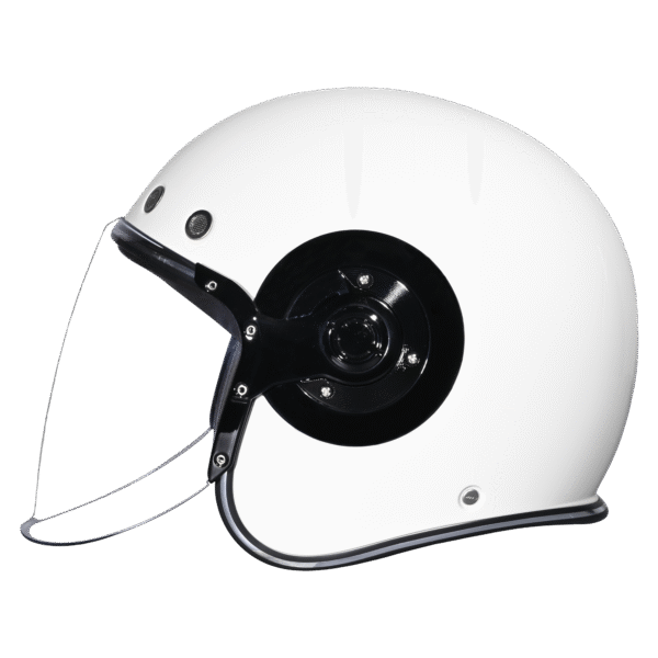 D.O.T. & ECE Daytona Retro Jet- Hi-Gloss White