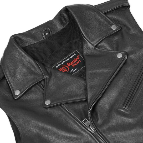 Highway Legend Men’s Motorcycle Leather Vest - Image 10