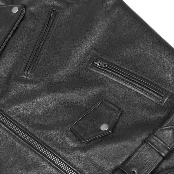 Highway Legend Men’s Motorcycle Leather Vest - Image 7