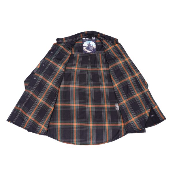 Journey Blue Men’s Blue and Green Flannel Shirt - Image 3