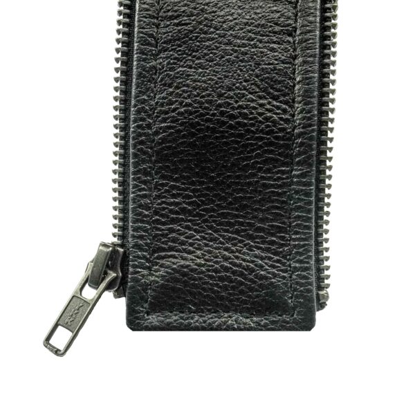 VXP503 Men's Black Universal Vest Expander Panel with Gun Metal Zip # 5 - Image 4