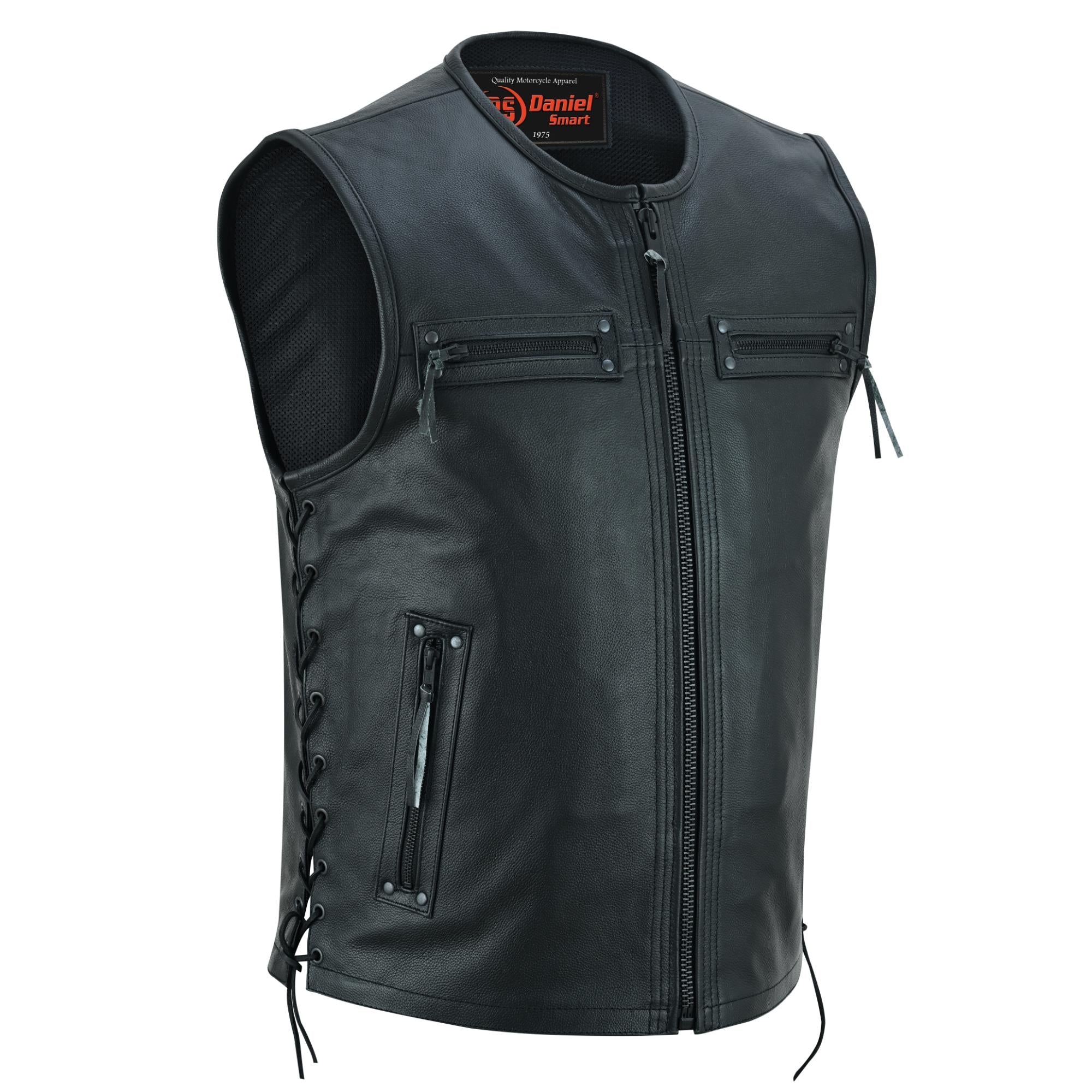 RC146 Men's Zipper Front Single Back Panel Concealed Carry Vest
