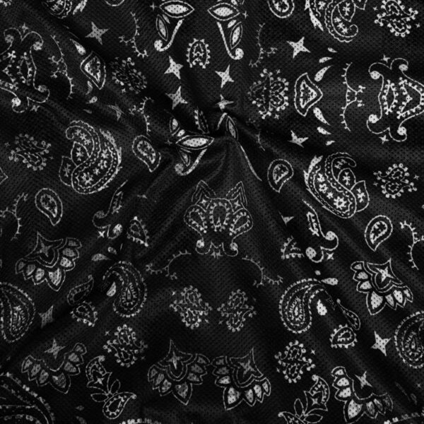 Red Blaze Black and Red Flannel Textile Vest - Image 9
