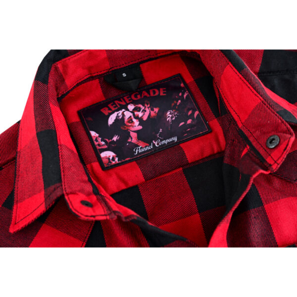 Red Styler Men's Red and Black Sleeveless Flannel - Image 17