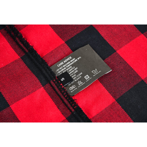Red Styler Men's Red and Black Sleeveless Flannel - Image 13