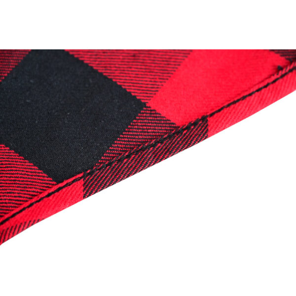 Red Styler Men's Red and Black Sleeveless Flannel - Image 10