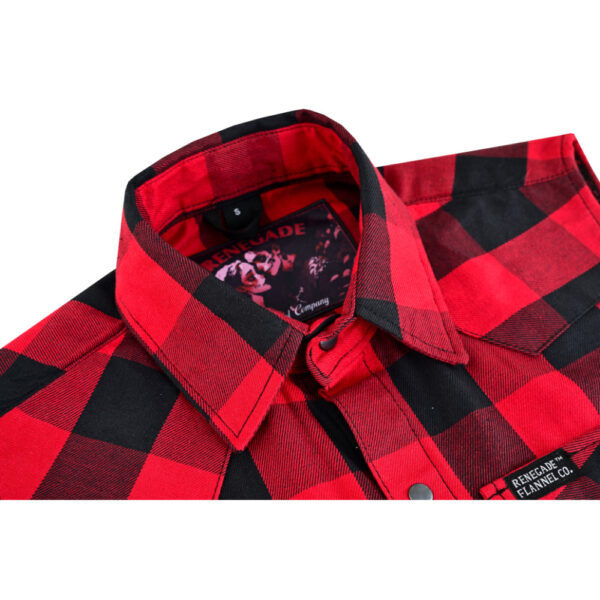 Red Styler Men's Red and Black Sleeveless Flannel - Image 18