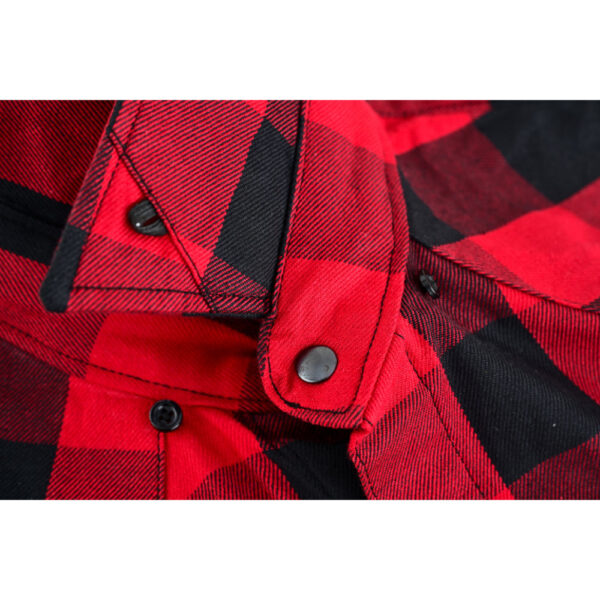 Red Styler Men's Red and Black Sleeveless Flannel - Image 16