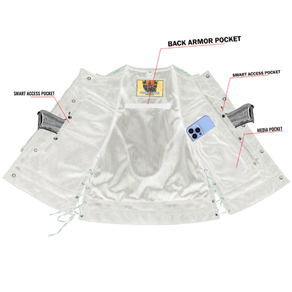 Rose Rush – Women’s Mesh Vest - Image 5