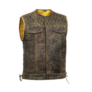 Rust Rider – Men’s Leather Vest