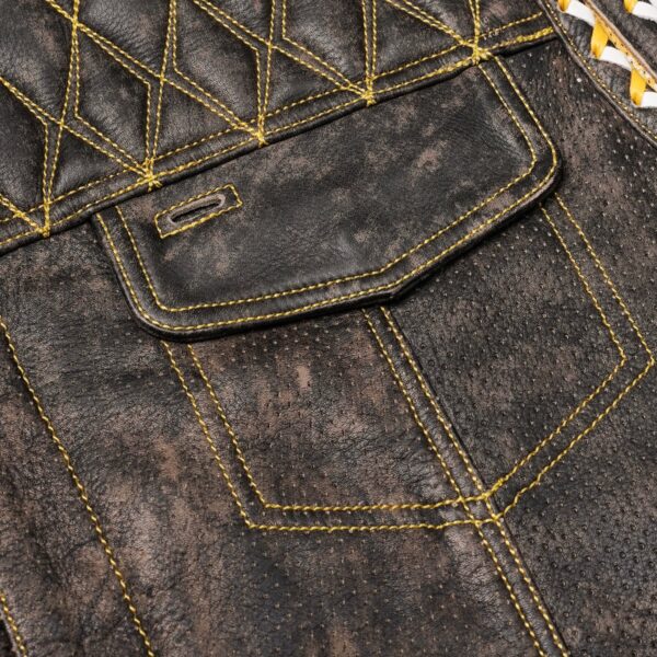 Rust Rider – Men’s Leather Vest - Image 8