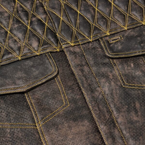 Rust Rider – Men’s Leather Vest - Image 11