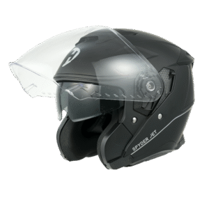 D.O.T. & ECE Daytona Spyder Jet- Dull Black