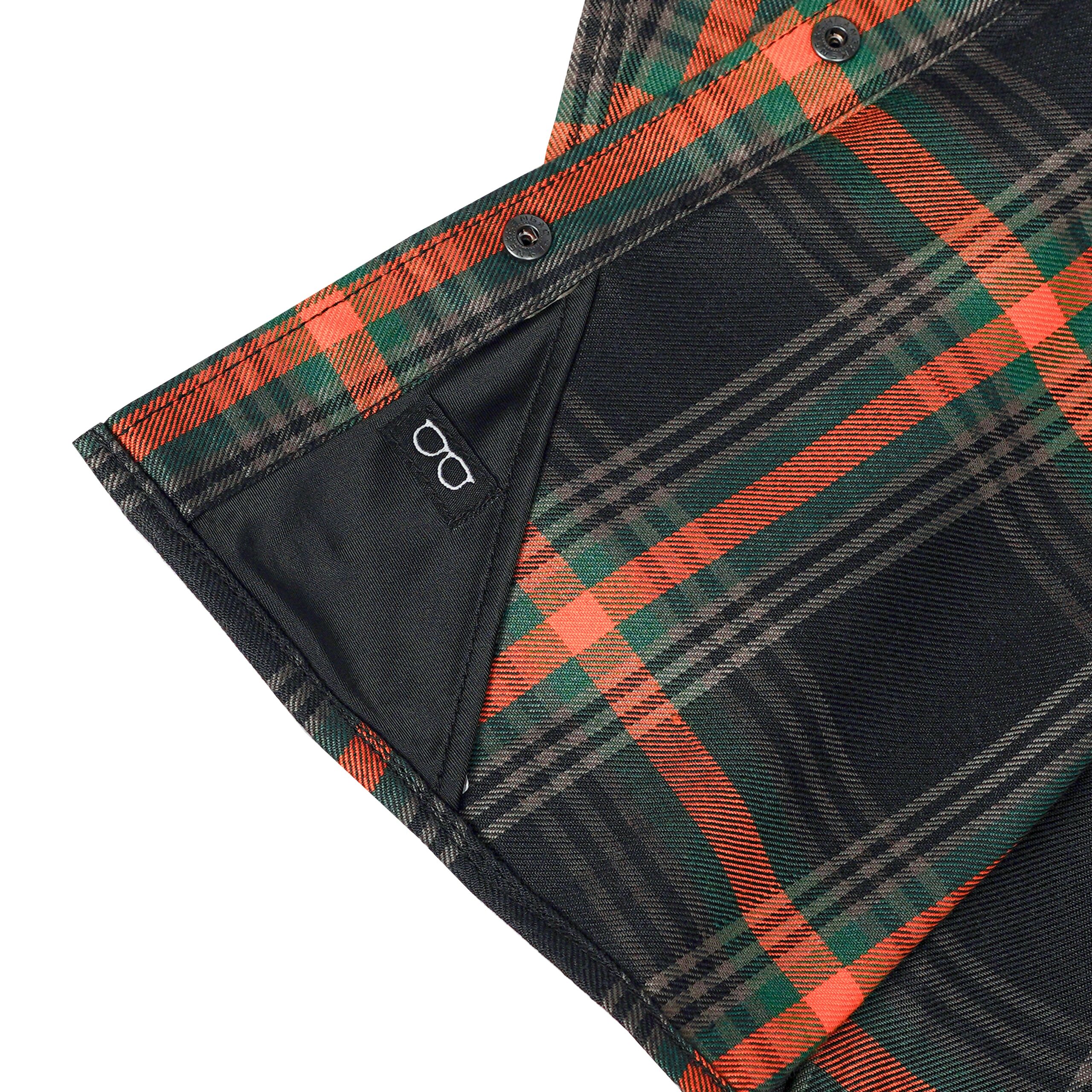 Sea Jewel Women’s Blue and Green Flannel Shirt - Image 2