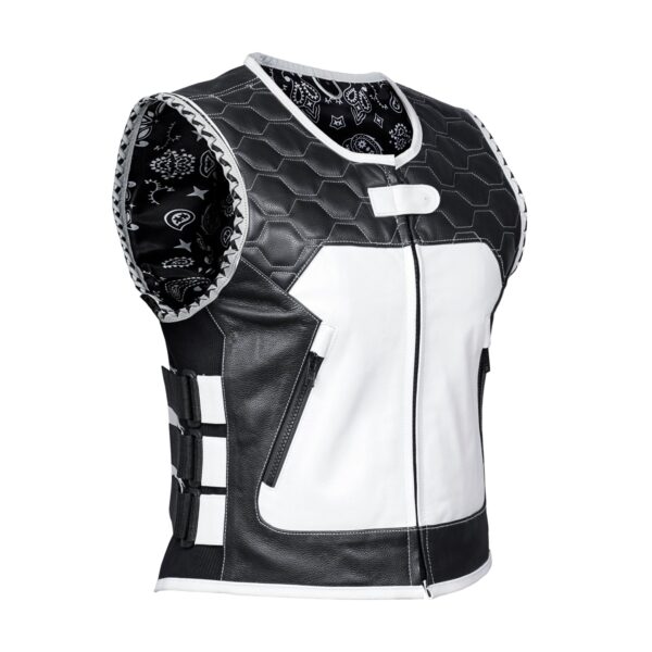 Shadow Pearl – Women’s Leather Vest