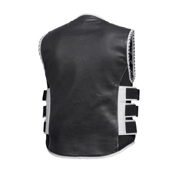 Shadow Pearl – Women’s Leather Vest - Image 3